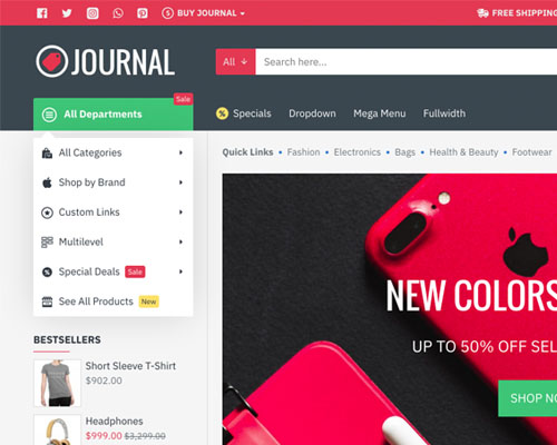 Journal OpenCart Theme